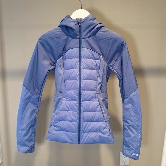 Lululemon down for it jacket blue willow - Picture 2 of 5